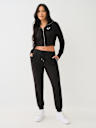EMBROIDERED LOGO ZIP TRACK JACKET