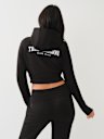 EMBROIDERED LOGO ZIP TRACK JACKET