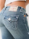 JOEY LOW RISE SUPER T FLARE JEAN