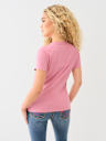 CRYSTAL ARCHED LOGO WING TEE