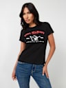 CRYSTAL ARCHED LOGO SLIM TEE