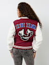 FLEECE PATCH VARSITY JACKET