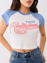 CAMISETA PEQUEÑA BURNOUT CON LOGOTIPO