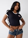 SPORTY LOGO BABY TEE