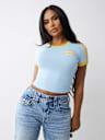 SPORTY LOGO BABY TEE