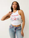 RIBBED BUDDHA LOGO TANK