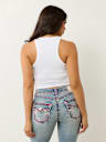 RIBBED BUDDHA LOGO TANK