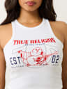 RIBBED BUDDHA LOGO TANK