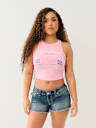 RIBBED BUDDHA LOGO TANK