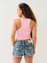 RIBBED BUDDHA LOGO TANK