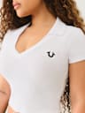 CAMISETA POLO PEQUEÑA CON HERRADURA
