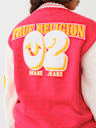 LOGO VARSITY CARDIGAN SWEATER