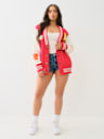 LOGO VARSITY CARDIGAN SWEATER