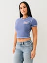 FLATLOCK WINGED CRYSTAL LOGO BABY TEE