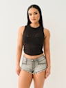 CAMISETA SIN MANGAS CON LOGOTIPO EN TODA LA SUPERFICIE
