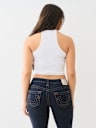 SEAMLESS HALTER KEYHOLE TANK