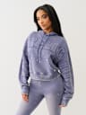 VINTAGE APPLIQUE LOGO CINCHED HOODIE