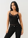 LACE CRYSTAL HORSESHOE CAMI