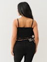LACE CRYSTAL HORSESHOE CAMI