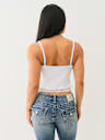 LACE CRYSTAL HORSESHOE CAMI
