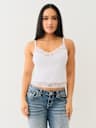 LACE CRYSTAL HORSESHOE CAMI
