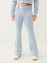 WASHED BIG T RAW EDGE TRACK PANT