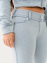 WASHED BIG T RAW EDGE TRACK PANT