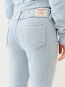 WASHED BIG T RAW EDGE TRACK PANT