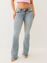 JOEY LOW RISE SUPER QT FLAP FLARE JEAN