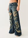 JESSIE SUPER DESTROYED BAGGY JEAN