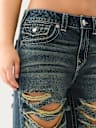 JESSIE SUPER DESTROYED BAGGY JEAN