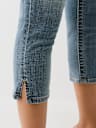 JENNIE MID RISE FLAP SKINNY CAPRI