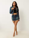 TWISTED SEAM SUPER T MINI SKIRT