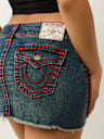 TWISTED SEAM SUPER T MINI SKIRT