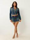 SHRUNKEN SUPER T DENIM MOTO JACKET