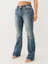 JEANS CORTE DE BOTA BECCA DE TIRO MEDIO Y SUPER T