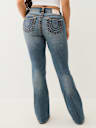 JEANS CORTE DE BOTA BECCA DE TIRO MEDIO Y SUPER T