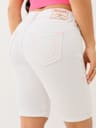 RILEY MID RISE SUPER T ROLLED BERMUDA SHORT