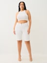 PLUS RILEY MID RISE SUPER T ROLLED BERMUDA SHORT 