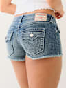 JOEY LOW RISE FRAYED SHORT