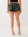 JOEY LOW RISE FLAP FRAYED SHORT