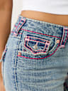 BECCA MID RISE SUPER T BOOTCUT JEAN