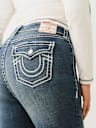 PLUS BILLIE SUPER T HIGH RISE STRAIGHT JEAN