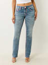 BILLIE MID RISE BIG T STRAIGHT JEAN