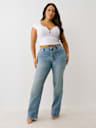 PLUS BILLIE MID RISE BIG T STRAIGHT JEAN