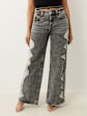 BOBBI SUPER DISTRESSED MID RISE BAGGY JEAN