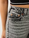 BOBBI SUPER DISTRESSED MID RISE BAGGY JEAN
