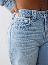 BOBBI SUPER DISTRESSED MID RISE BAGGY JEAN