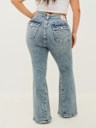 PLUS JOEY MID RISE FLARE JEAN