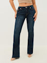JOEY MID RISE FLAP FLARE JEAN